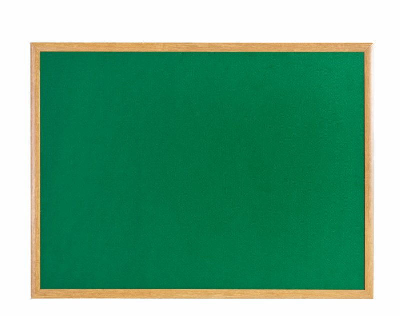 Oak Framed Pinboard 1800 x 1200 Green Felt Boards Direct
