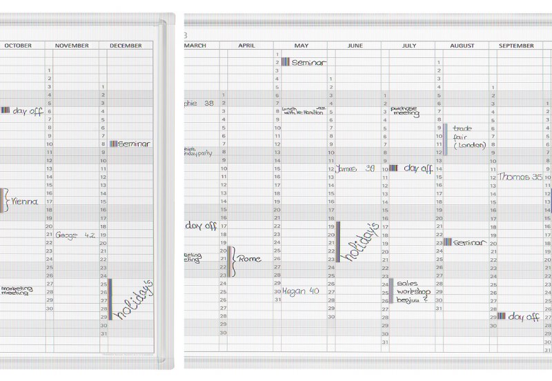 franken magnetic year calendar planner year calender