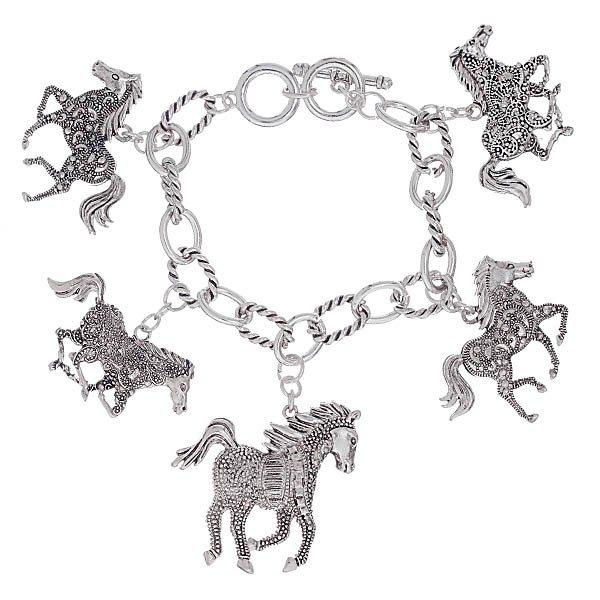 horse charm bracelet