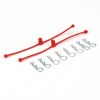Body Klip Retainers Red (2) Body Klip Retainers Red (2)