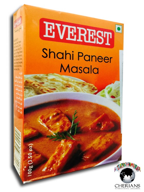 EVEREST SHAHI PANEER MASALA 100G CHERIANS INC