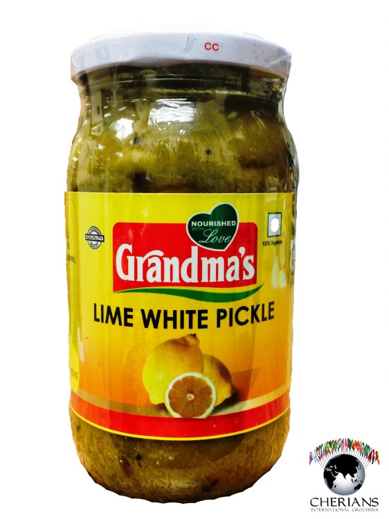 Grandmas Lime White Pickle 400g Cherians Inc 