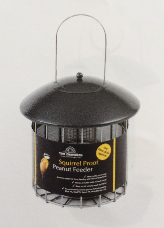 Tom Chambers Squirrel Proof Peanut Feeder Beechdale Garden Centre