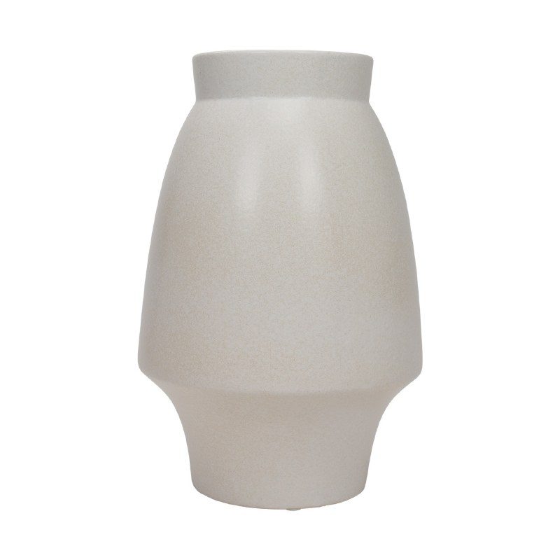 13 Beige Ceramic Vase Wilford Lee Home Accents