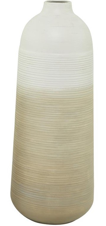 Beige Ombre Metal Vase Wilford Lee Home Accents