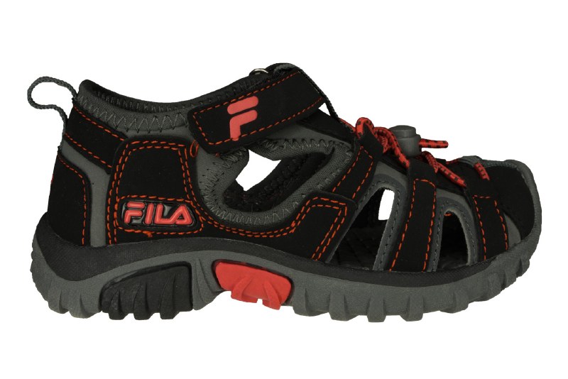 fila sandals kids brown