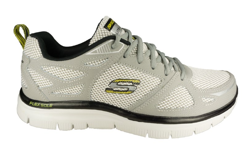 skechers flex sole gris