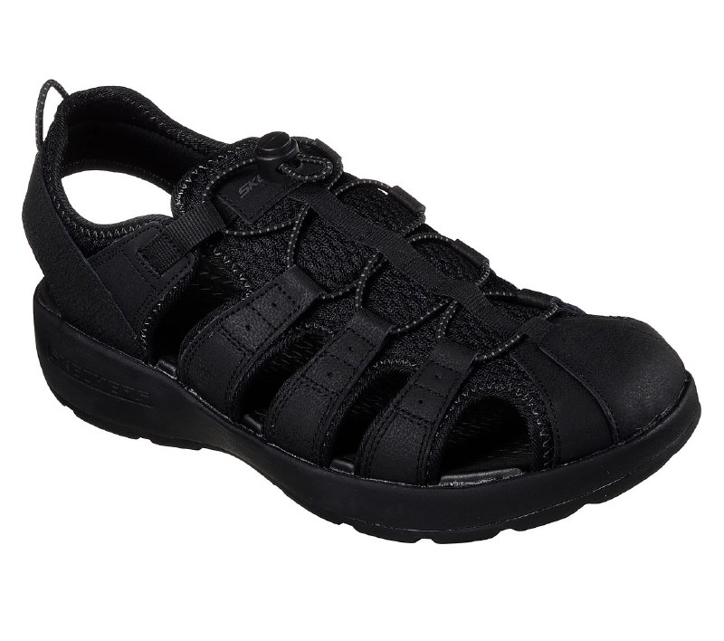 skechers mens leather sandals