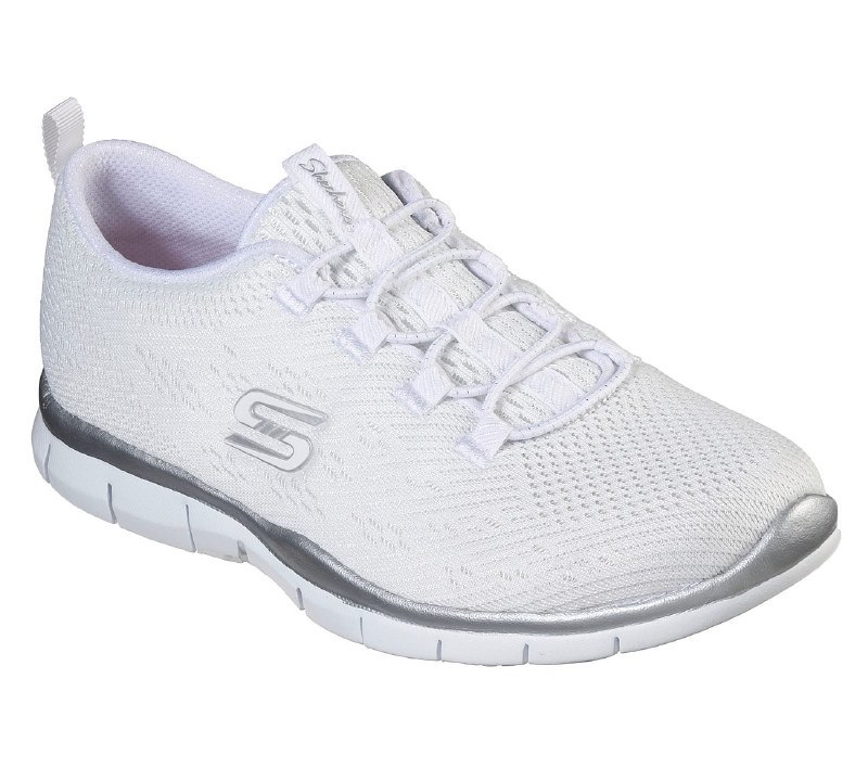 skechers womens white shoes