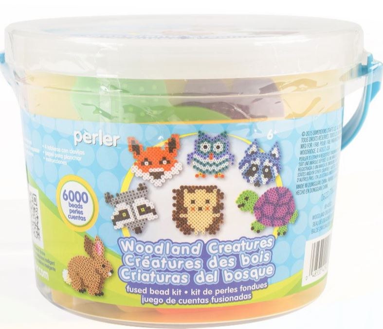 Perler Fused Bead Bucket Kit Woodland Creations Crafts Direct