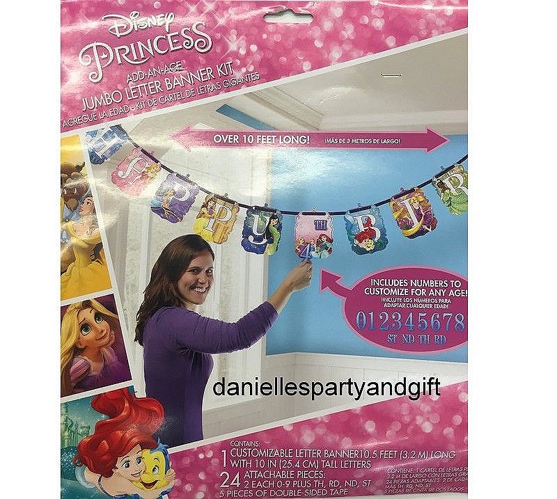 Princess 10ft Banner Amscan 121621 Party Unlimited Supplies