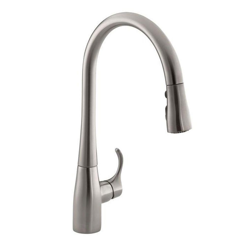Simplice Single Hole Or Three Hole Kitchen Sink Faucet With 16 5