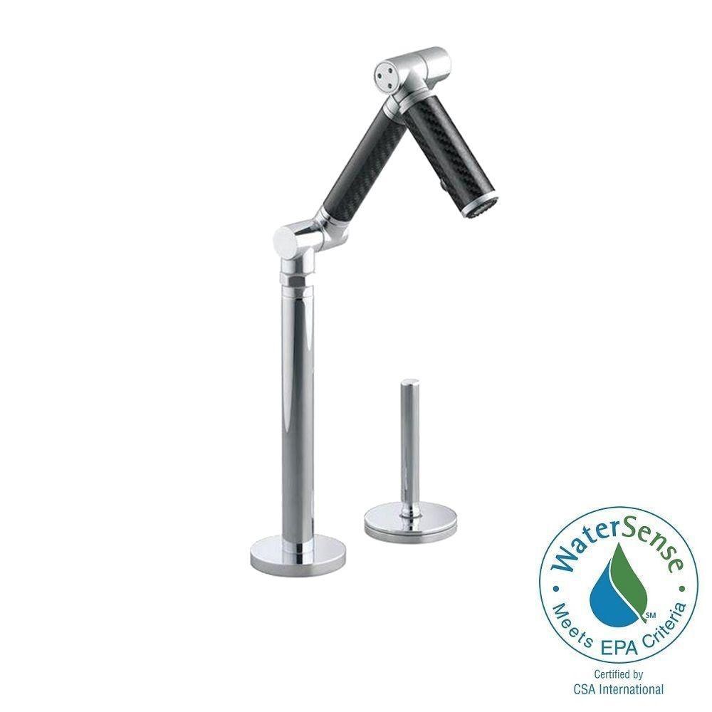 Karbon Articulating Deck Mount Bar Sink Faucet With 6 Spout