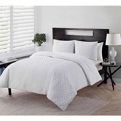Vcny Nina Embossed 3 Piece Quilt Set Queen Save Tell