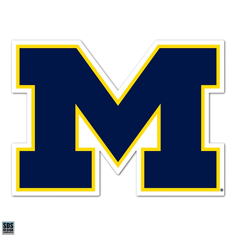 Michigan Wolverines Youth Headband Logo Block