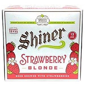 Shiner Strawberry Blonde Ale 12pk 12oz Cans Shenango Beverage