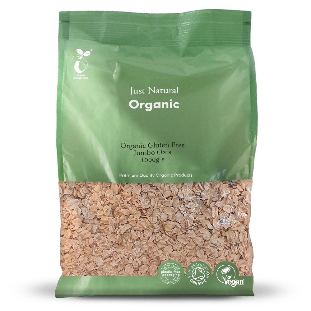 Just Natural Organic Gluten Free Jumbo Oats Fairhaven Wholefoods Ltd