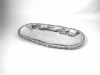 Beatriz Ball Organic Pearl Oval Tray Medium Beatriz Ball Organic Pearl Oval Tray Medium