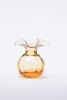 Vietri Hibiscus Amber Bud Vase Vietri Hibiscus Amber Bud Vase