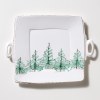 Vietri Lastra Holioday Square Handled Platter Vietri Lastra Holioday Square Handled Platter