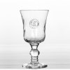 Skyros Legado Glass Footed Goblet with Initial Skyros Legado Glass Footed Goblet with Initial
