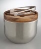Nambe Mikko Ice Bucket And Tongs Nambe Mikko Ice Bucket And Tongs
