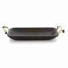 Michael Aram Olive Branch Gold Wood Platter Michael Aram Olive Branch Gold Wood Platter