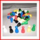 Plastic Pawns : 24mm w/ 12mm Base : Brown : (20) Plastic Pawns : 24mm w/ 12mm Base : Brown : (20)