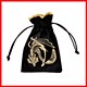 Dragon Black & Golden Dice Bag Dragon Black & Golden Dice Bag