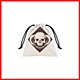 Skully Beige and Black Dice Bag Skully Beige and Black Dice Bag