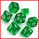 Translucent Green/White Poly Translucent Green/White Poly