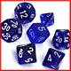Translucent Blue/White Poly Translucent Blue/White Poly