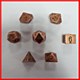Solid Metal Copper Colour Poly Set Solid Metal Copper Colour Poly Set