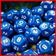 Single Opaque D12: Blue Single Opaque D12: Blue