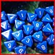 Single Opaque D8: Blue Single Opaque D8: Blue