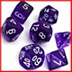 Translucent Purple/White Poly Translucent Purple/White Poly