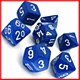 Opaque Blue w/White Poly Opaque Blue w/White Poly