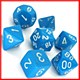 Opaque Lt Blue w/White Poly Opaque Lt Blue w/White Poly