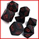 Opaque Black /Red Poly Opaque Black /Red Poly