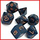 Opaque Dusty Blue w/copper Opaque Dusty Blue w/copper