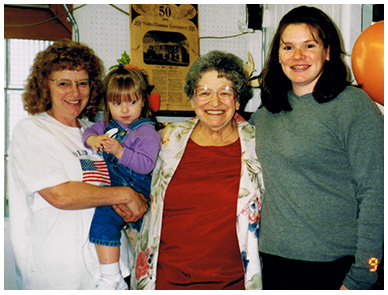 Three generations of Norris women worked at the Creamery Three generations of Norris women worked at the Creamery