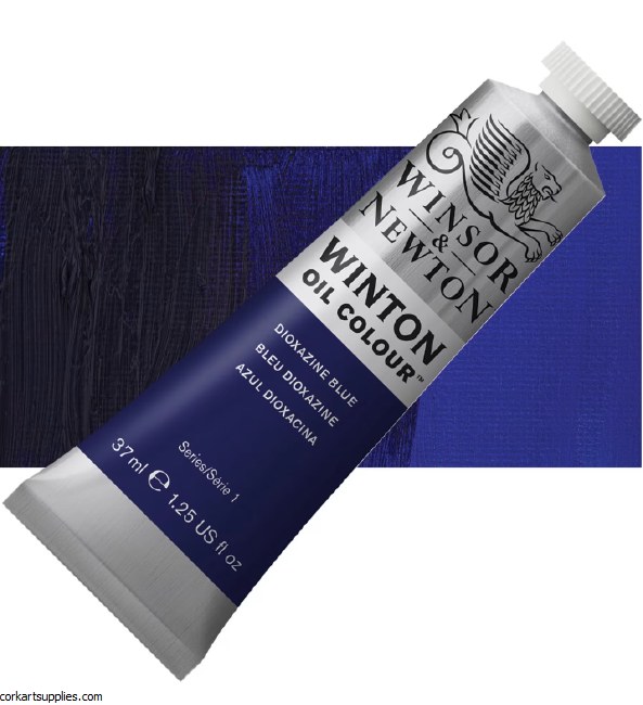 Winton Oil Colour 37ml Dioxazine Blue