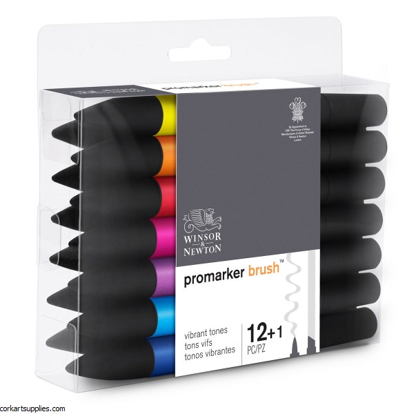 ProMarker Set 12+1pk Brush Markers