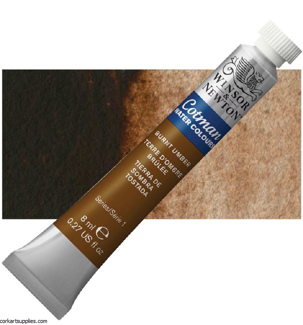 Cotman Watercolour 8ml Burnt Umber