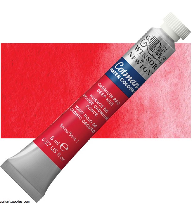 Cotman Watercolour 8ml Cadmium Red Deep (Hue)