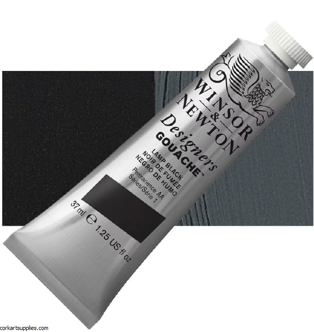 Designer Gouache 37ml Lamp Black