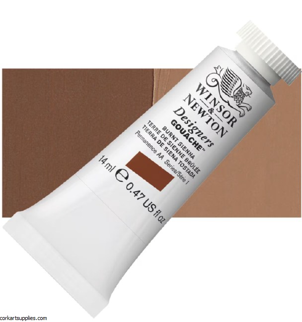 Designer Gouache 14ml Burnt Sienna