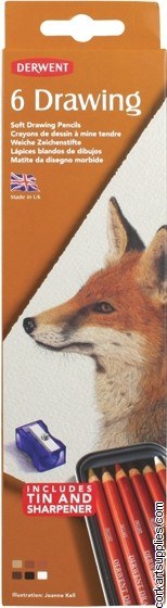 Derwent 6pk Drawing EarthTones Derwent 6pk Drawing EarthTones