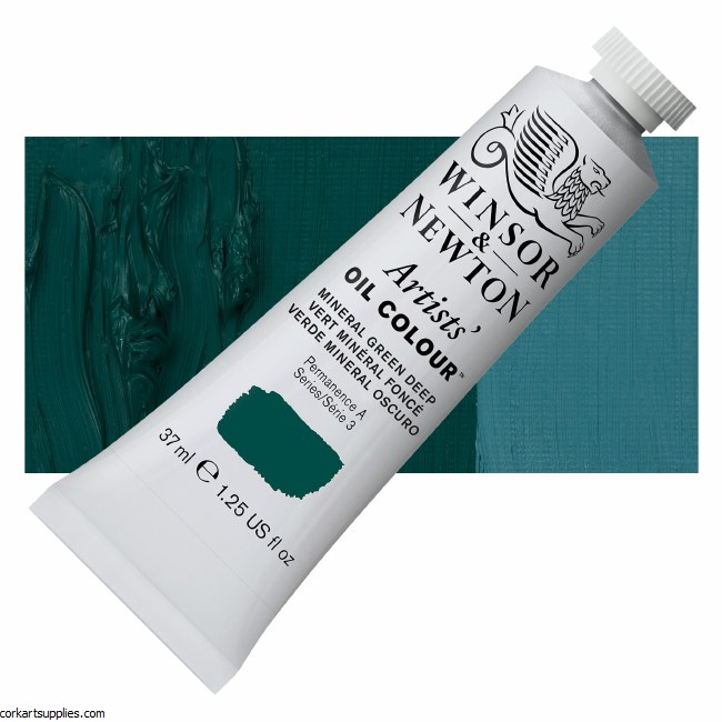 Winsor & Newton Artists Oil 37ml Mineral Green Deep S.3