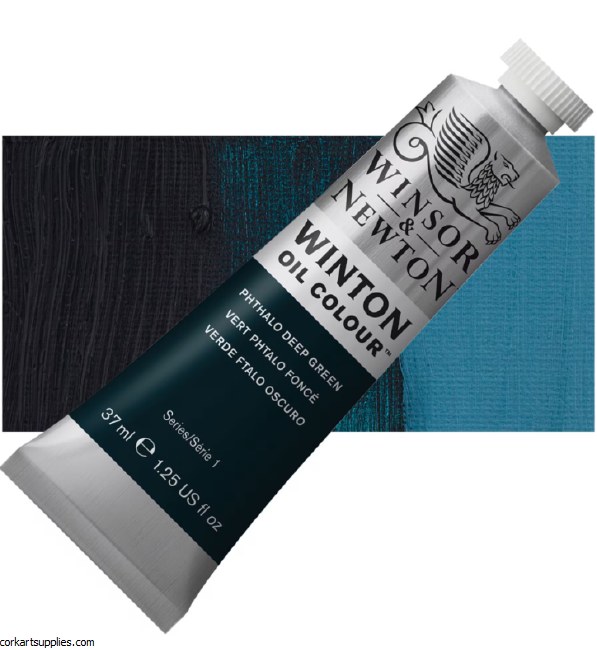 Winton Oil Colour 37ml Phthalo Deep Green